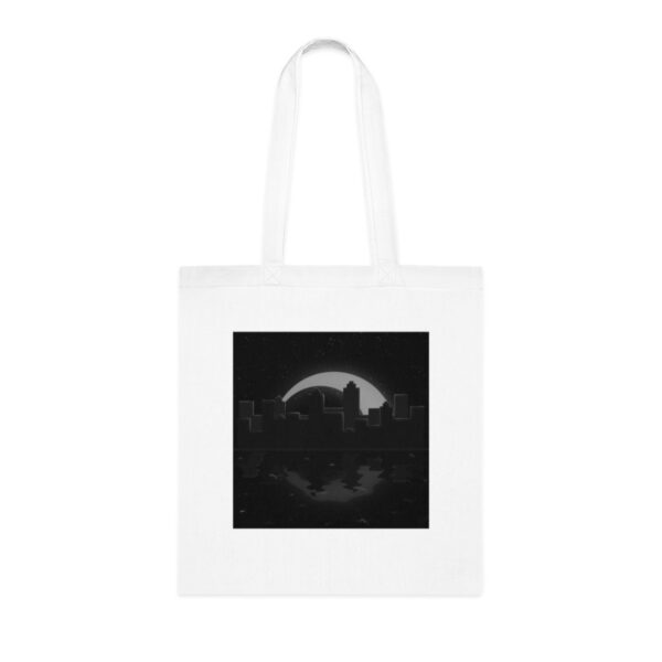 Urban Nightscape Tote Bag - Starlit Skyline, Eco-Friendly Cotton Shopper