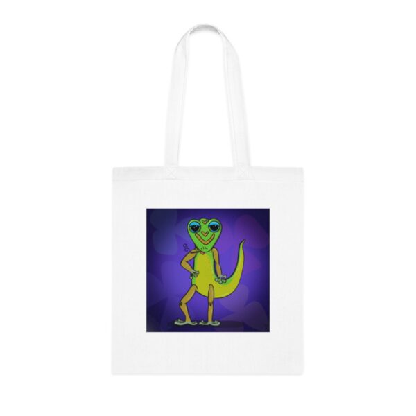 Chill Gecko Tote Bag - Relaxing Reptile Design, Eco-Friendly Cotton