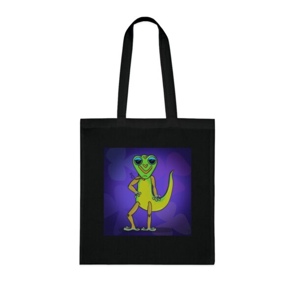 Chill Gecko Tote Bag - Relaxing Reptile Design, Eco-Friendly Cotton - Image 6